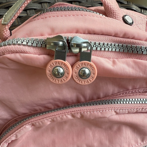 Back To School NWT Kipling Seoul Medium Laptop/ Backpack, Bridal Rose, $124